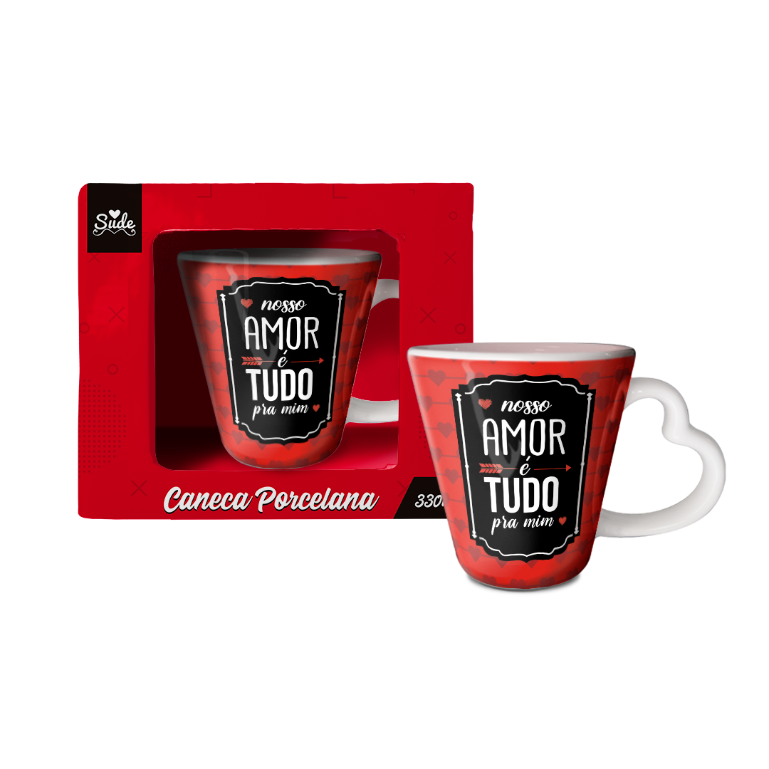 Caneca Nosso Amor Ml Toque Decorativo