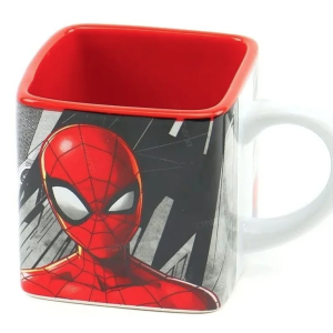 Caneca quadrada Homem Aranha