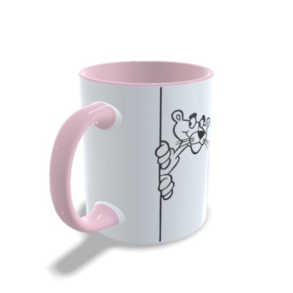 Caneca Pantera cor de rosa